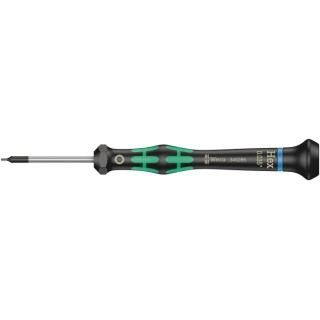 Wera Precision Screwdriver 0.035 in Tip, 40 mm Blade, 137 mm Overall 05345285001