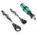 Wera Hex, Hex, Hex-Plus, Phillips, Pozidriv, Square, Torx Screwdriver Bit Set 27 Pieces 1/4 in Drive Chrome 05135918001