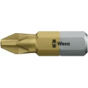 Wera Screwdriver Bit 1/4 in Drive PH3 Tip Titanium Nitride Coated 25 mm Overall 480173