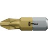 Wera Screwdriver Bit 1/4 in Drive PH3 Tip Titanium Nitride Coated 25 mm Overall 480173