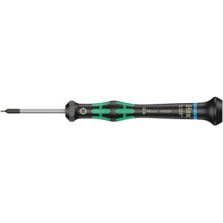 Wera Precision Screwdriver, 0.028 in Tip, 40 mm Blade, 137 mm Overall 05345284001