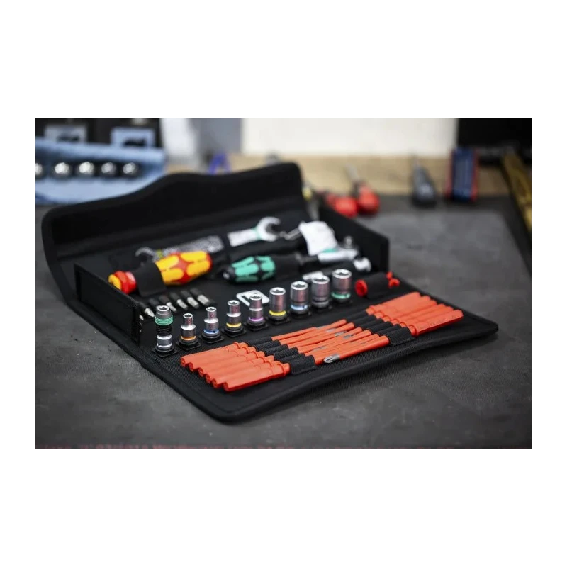 Wera 35 Piece Maintenance Kit Tool Kit with Pouch VDE/1000V Approved 05135926001