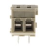 TE Connectivity 2-Contact 5 mm Pitch Through Hole PCB Terminal Block Grey Housing Polyamide 66 2834098-1