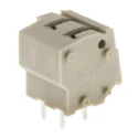 TE Connectivity 2-Contact 5 mm Pitch Through Hole PCB Terminal Block Grey Housing Polyamide 66 2834098-1