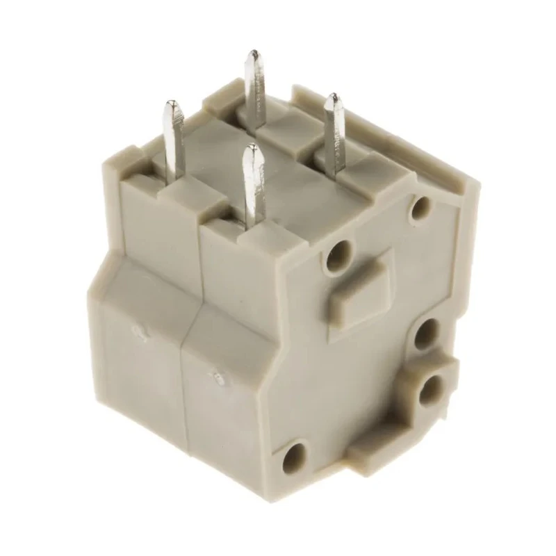 TE Connectivity 2-Contact 5 mm Pitch Through Hole PCB Terminal Block Grey Housing Polyamide 66 2834098-1