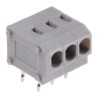 TE Connectivity PCB Terminal Block, 3-Contact, 3.81 mm Pitch, Through Hole Mount, Horizontal Orientation, 300V AC 2834088-2