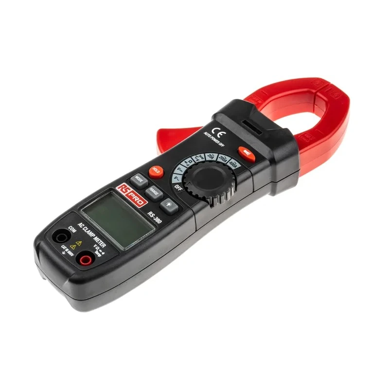 RS PRO Clamp Meter AC/DC 400 A 600 V True RMS LCD Display CAT III RS380