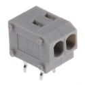 TE Connectivity PCB Terminal Block 2-Contact 3.81 mm Pitch 1 Row 300V ac 8A 2834088-1