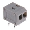 TE Connectivity PCB Terminal Block 2-Contact 3.81 mm Pitch 1 Row 300V ac 8A 2834088-1