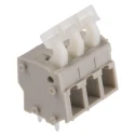 TE Connectivity PCB Terminal Block 3-Contact 5 mm Pitch Through Hole Horizontal Grey 300V AC 20A 2834082-2