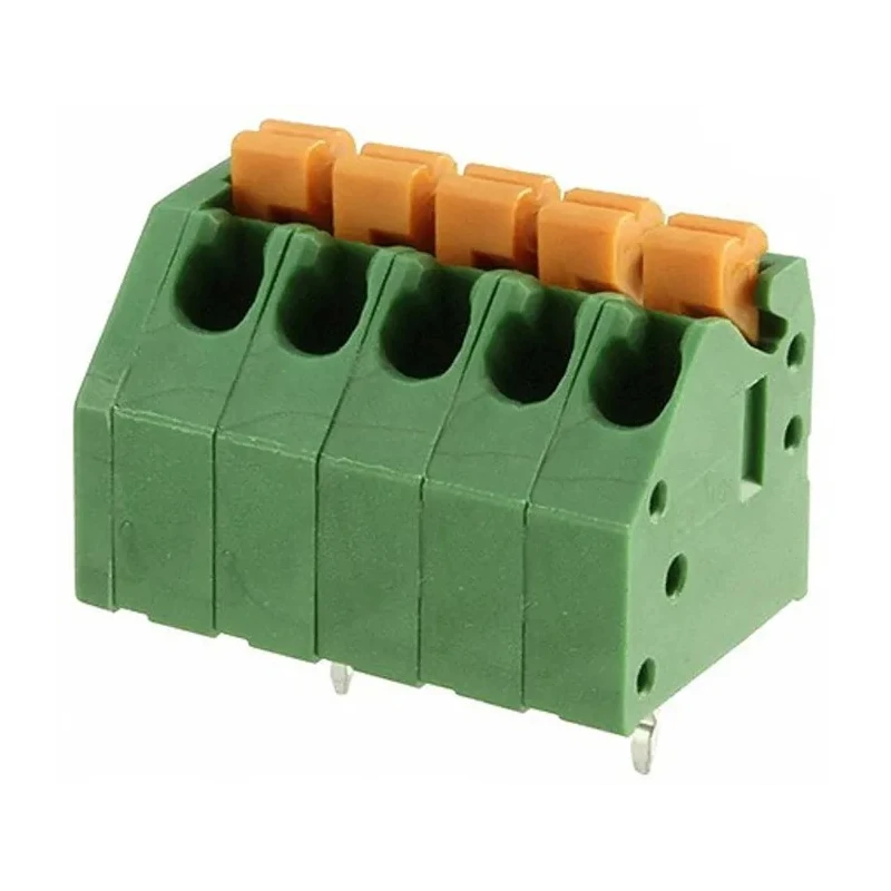 TE Connectivity PCB Terminal Block 5-Contact 3.5 mm Pitch Through Hole 1 Row 1-2834011-5