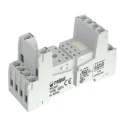 Relpol 14 Way 6A 300V AC DIN Rail Relay Socket for R4N and T-R4 Relay GZT4-BLACK
