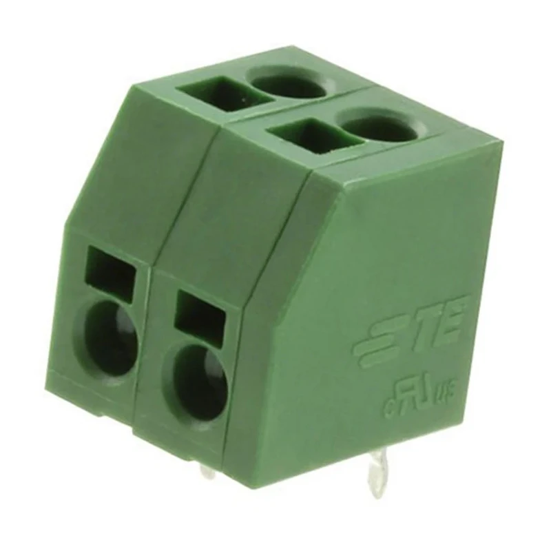 TE Connectivity 2-Contact 5 mm Pitch Through Hole PCB Terminal Block 1-2834014-2