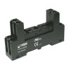 Relpol 8 Way 300V AC DIN Rail Relay Socket for RM85, RM87P, RM87P, RM85 Model GZS80-BLACK