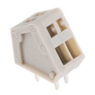 TE Connectivity PCB Terminal Block 2-Contact 2.54 mm Pitch Through Hole 1 Row 2834085-1