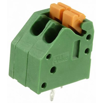 TE Connectivity PCB Terminal Block 2-Contact 3.5 mm Pitch 1 Row 300V AC 6A 1-2834011-2
