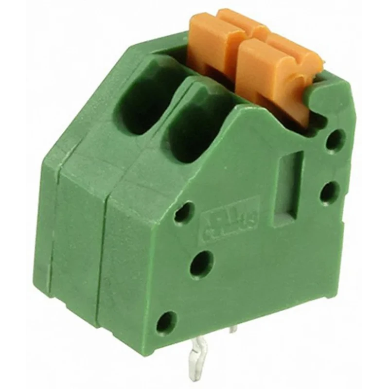 TE Connectivity PCB Terminal Block 2-Contact 3.5 mm Pitch 1 Row 300V AC 6A 1-2834011-2