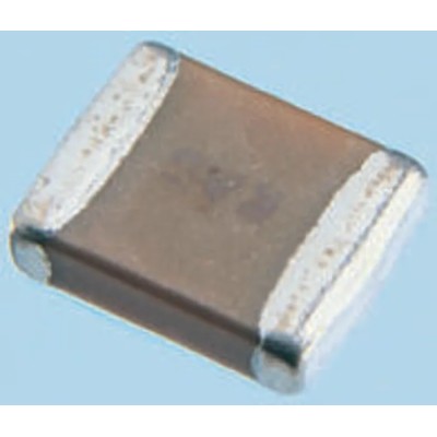 KEMET 1 nF Multilayer Ceramic Capacitor, 2kV dc, ±10 % Tolerance, Surface Mount, X7R Dielectric, 1210 Case C1210C102KGRACTU