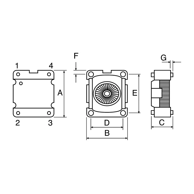 Wurth Elektronik WE-SL5 Wirewound Surface Mount Inductor with Ferrite Core 3.9 mH Dual ±40 % 520 mA Idc 744272392