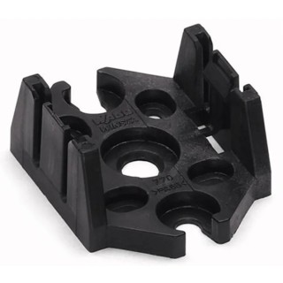 WAGO Mounting Plate for Distribution Connector Series 770, Polyamide 66 Black Plastic 770-623