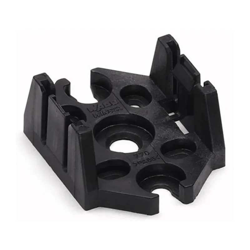 WAGO Mounting Plate for Distribution Connector Series 770, Polyamide 66 Black Plastic 770-623