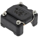 Wurth Elektronik Surface Mount Common Mode Line Filter with Ferrite Core 120 μH Sectional Winding ±40% 2.5 A 744272121