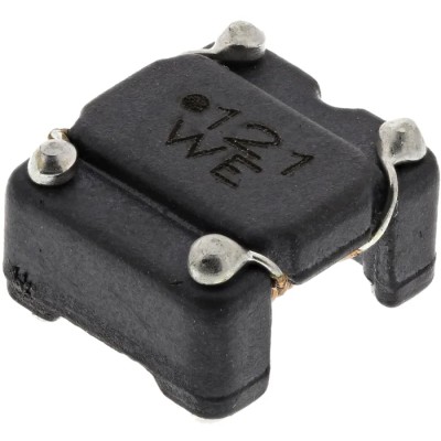 Wurth Elektronik Surface Mount Common Mode Line Filter with Ferrite Core 120 μH Sectional Winding ±40% 2.5 A 744272121