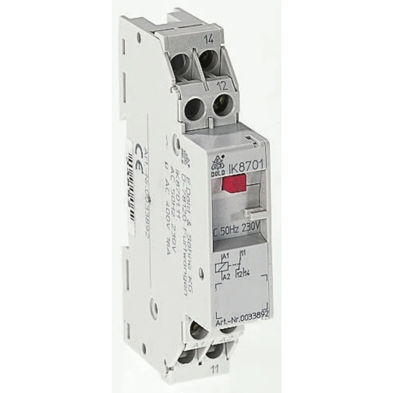 Dold 2-Pole Contactor, 16 A, 18 W, 24V DC Coil, 3 NO/2 NC Normal State Configuration IK8701