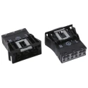 WAGO 770 Series Snap-in Connector Male Cage Clamp 3-Pole 25A 3-Way IP20 770-713
