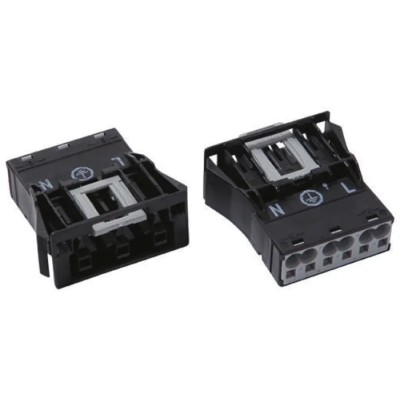 WAGO 770 Series Snap-in Connector Male Cage Clamp 3-Pole 25A 3-Way IP20 770-713