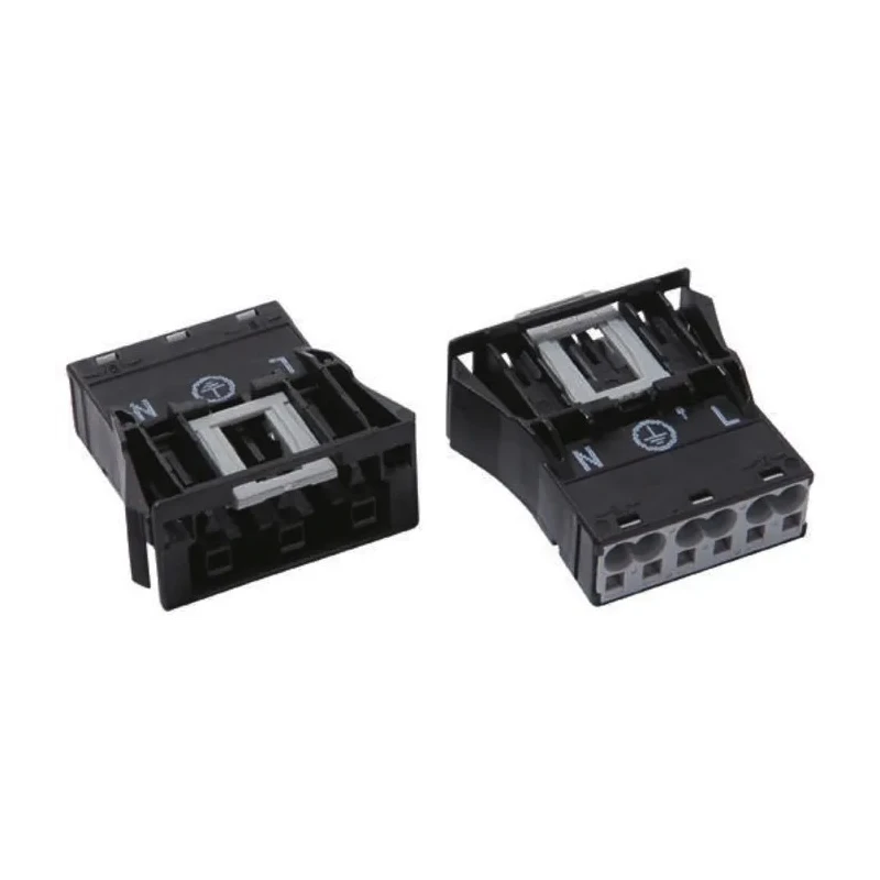 WAGO 770 Series Snap-in Connector Male Cage Clamp 3-Pole 25A 3-Way IP20 770-713