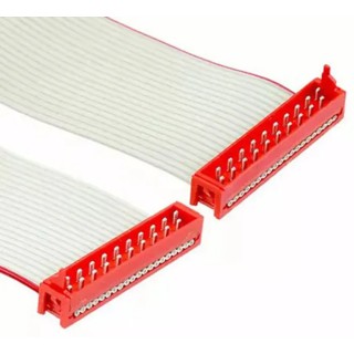 TE Connectivity Micro-MaTch Series Flat Ribbon Cable 1.27 mm Pitch, 20 Conductors, 150.5 mm Length, 100V, 28 AWG 2205076-2