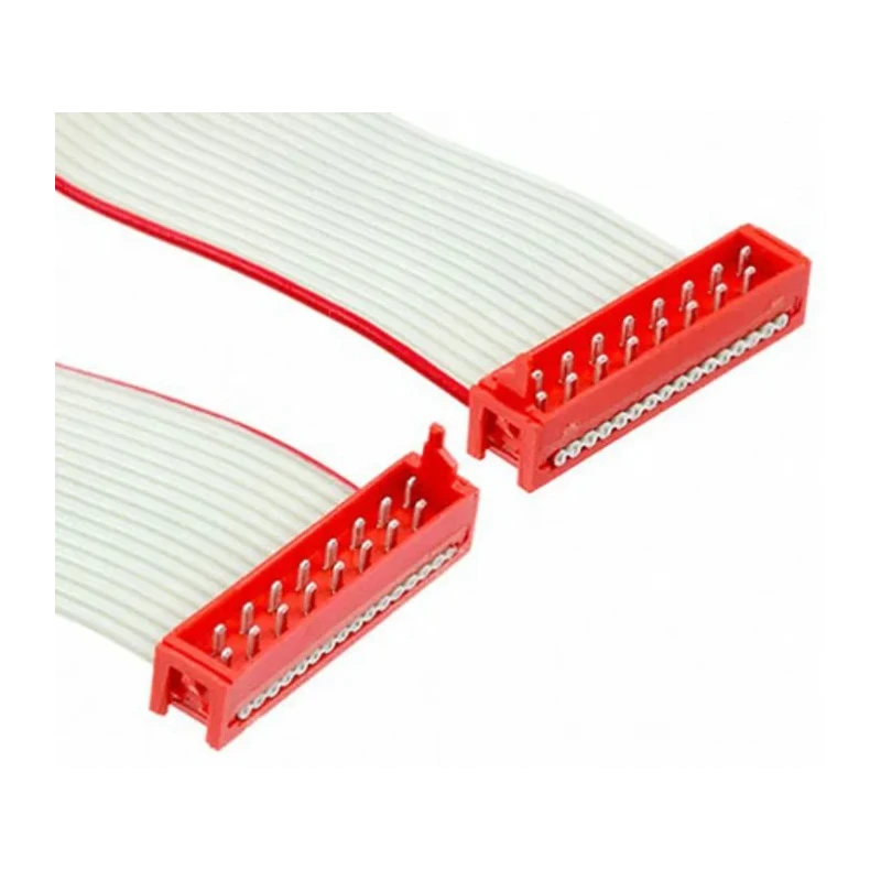 TE Connectivity Micro-MaTch Series Ribbon Cable, 16 Conductors, 1.27 mm Pitch, 75.5 mm Length 2205066-1