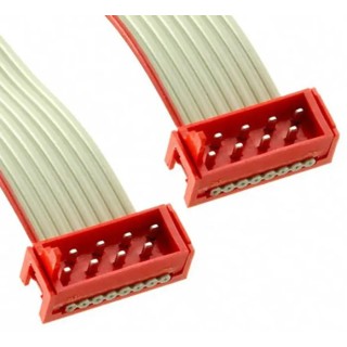 TE Connectivity Micro-MaTch Series Flat Ribbon Cable 1.27 mm Pitch 8 Conductors 150.5 mm Length 2205062-2