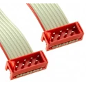 TE Connectivity Micro-MaTch Series Flat Ribbon Cable 1.27 mm Pitch 8 Conductors 75.5 mm Length 2205062-1