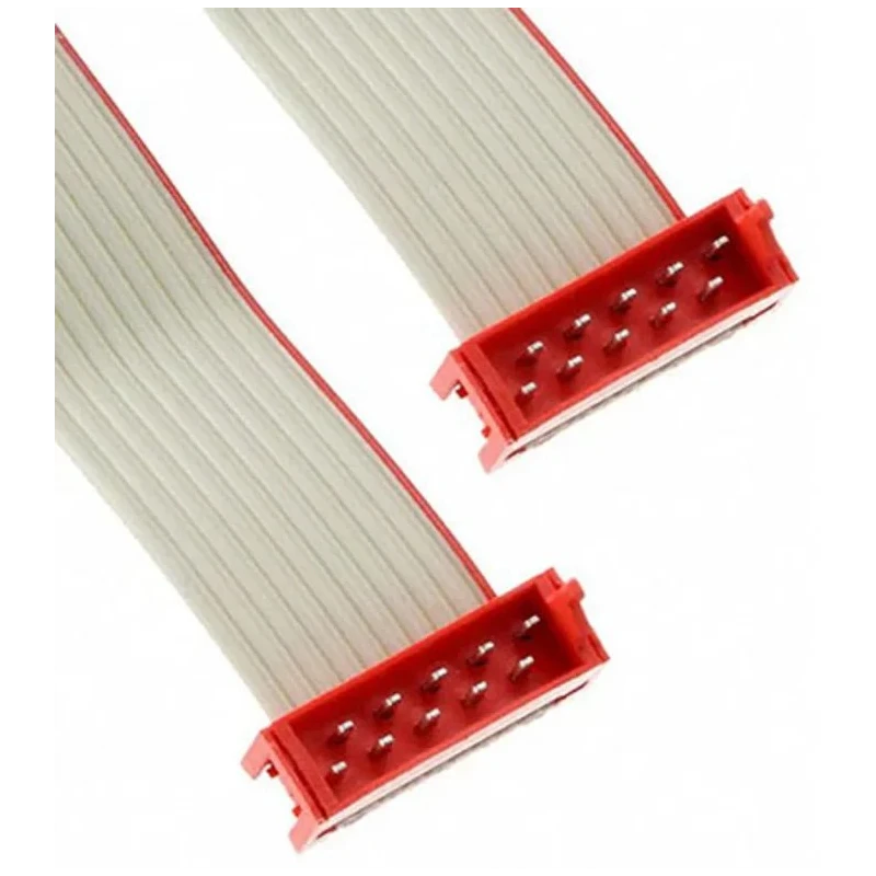 TE Connectivity Micro-MaTch Series Ribbon Cable Flat 1.27 mm Pitch 10 Conductors 200.5 mm Length 2205063-3