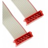 TE Connectivity Micro-MaTch Series Ribbon Cable Flat 1.27 mm Pitch 10 Conductors 200.5 mm Length 2205063-3