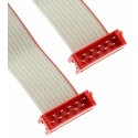 TE Connectivity Micro-MaTch Series Flat Ribbon Cable 1.27 mm Pitch 10 Conductors 150.5 mm Length 2205063-2