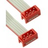 TE Connectivity Micro-MaTch Series Flat Ribbon Cable 1.27 mm Pitch 6 Conductors 75.5 mm Length 2205061-1