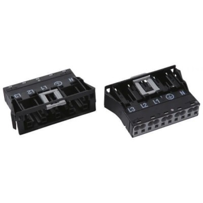 WAGO 770 Series Male Lighting Connector 3-Pole 25A 250V 770-715