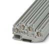 Phoenix Contact STTB 4 Series Double Level Terminal Block Grey 0.08mm² to 6mm², 500V, 32A, 2-Level, Spring Cage 3031429