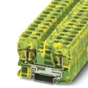 Phoenix Contact ST 10-PE Series Modular Terminal Block, 65A, 8kV, 1-Level, Spring Cage, Ex 3036136