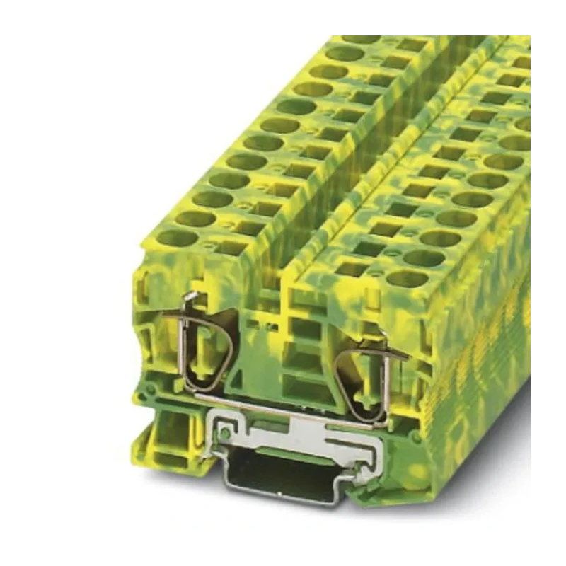 Phoenix Contact ST 10-PE Series Modular Terminal Block, 65A, 8kV, 1-Level, Spring Cage, Ex 3036136