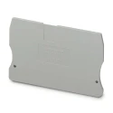 Phoenix Contact D-ST 10 Series End Cover for DIN Rail Terminal Blocks, Grey Polyamide 3036644