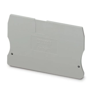 Phoenix Contact D-ST 10 Series End Cover for DIN Rail Terminal Blocks, Grey Polyamide 3036644