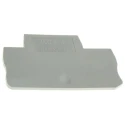 Phoenix Contact D-STTB 2.5 Series Grey Polyamide End Cover for DIN Rail Terminal Blocks 3030459