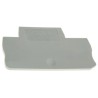 Phoenix Contact D-STTB 2.5 Series Grey Polyamide End Cover for DIN Rail Terminal Blocks 3030459
