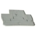Phoenix Contact D-STTB 2.5 Series Grey Polyamide End Cover for DIN Rail Terminal Blocks 3030459