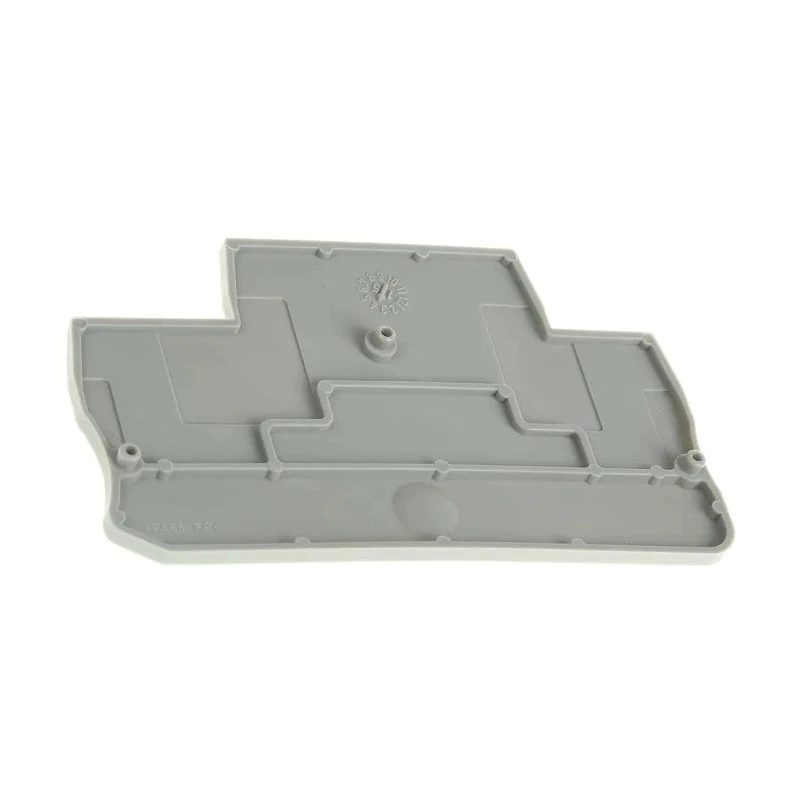 Phoenix Contact D-STTB 2.5 Series Grey Polyamide End Cover for DIN Rail Terminal Blocks 3030459