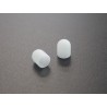 Asahi Rubber A-48068L Series 1-Way LED Lens Diffused Beam Polymethyl Methacrylate 4.8mm Diameter 6.5mm Height A-48068L-KC-D2